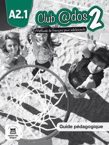 Club@dos 2 - Guide pedagogigue A2.1